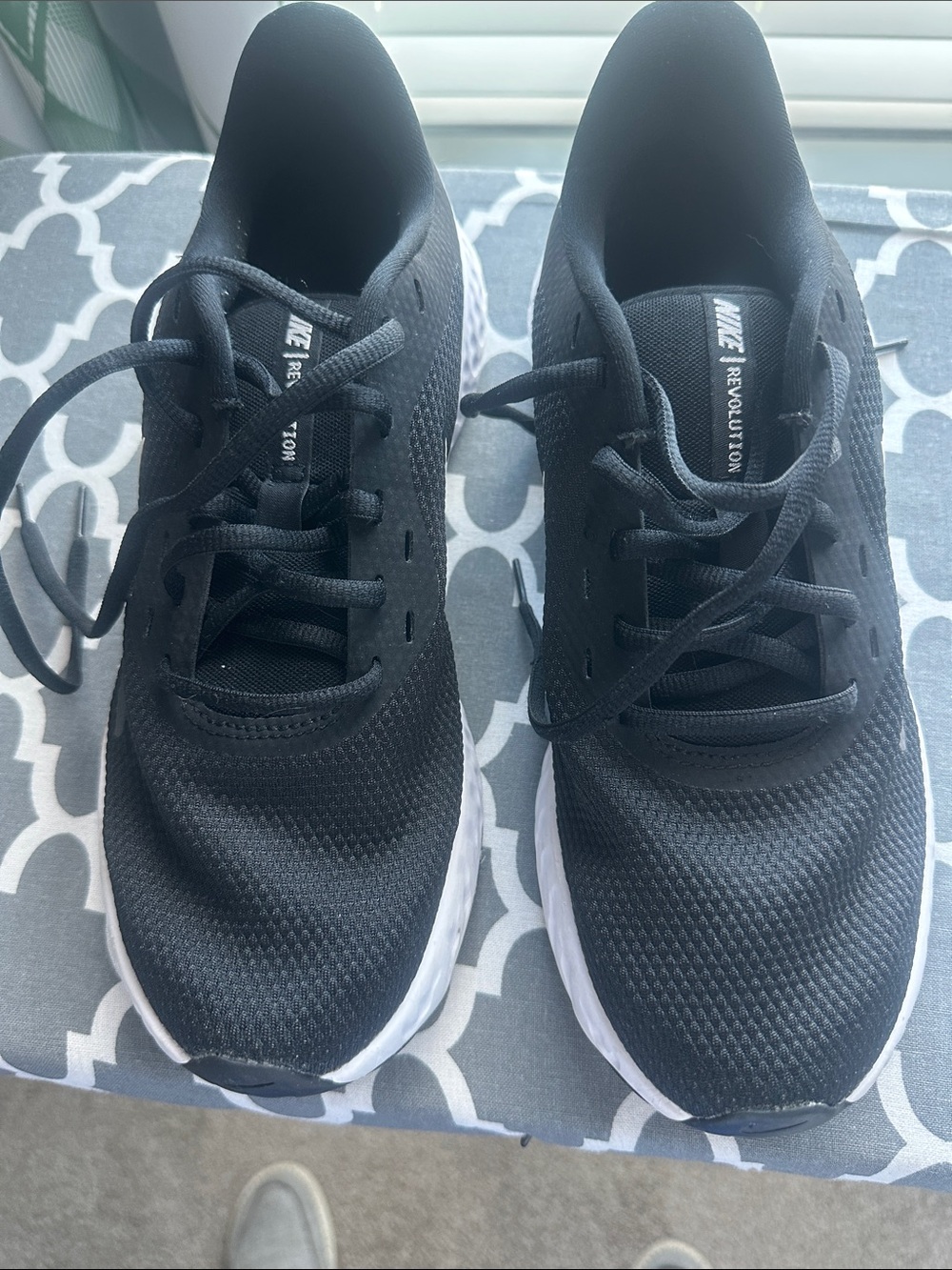 Nike women’s Athletic Running Shoes - Black and White